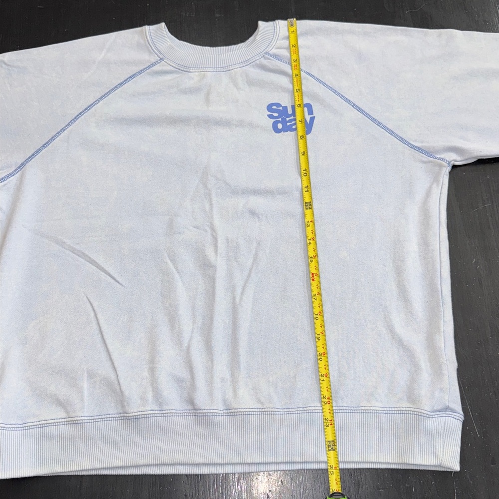 billabong sweatshirt size xl blue with sun day print. excellent condition. - Picture 7 of 7